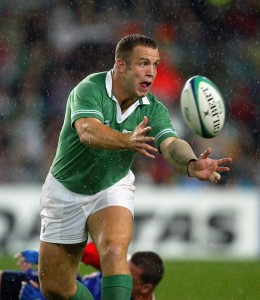 Back in the day: Kevin Maggs playing for Ireland
